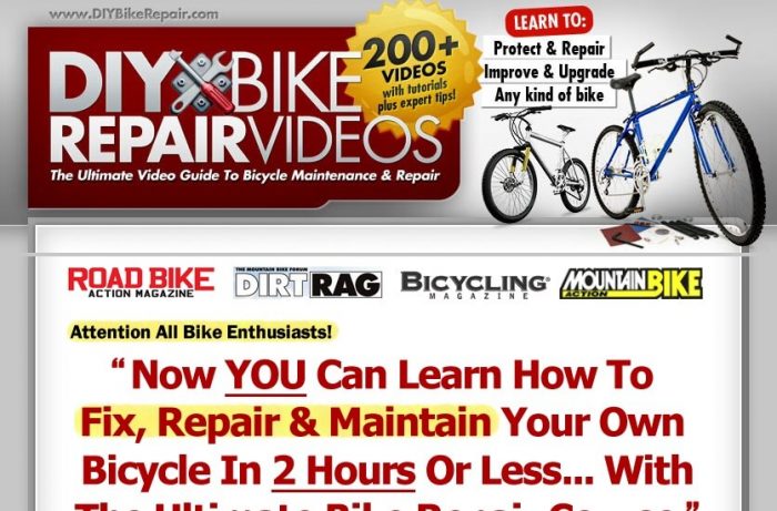 DIY Bike Repair Videos Review