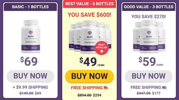 Biofit Price Per Bottle
