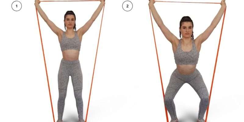 How Resistance Band Squats Build Lower Body Strength