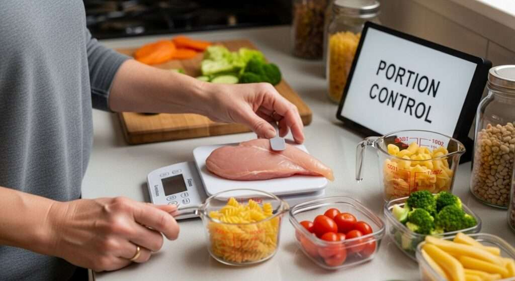 portion control tips meal prep