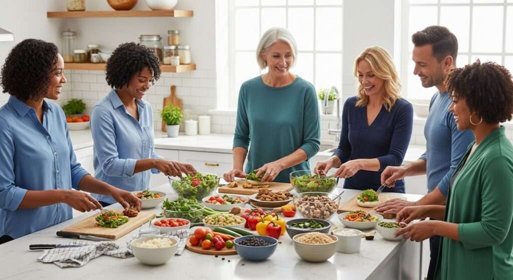 healthy lunch ideas, meal prep, office lunch