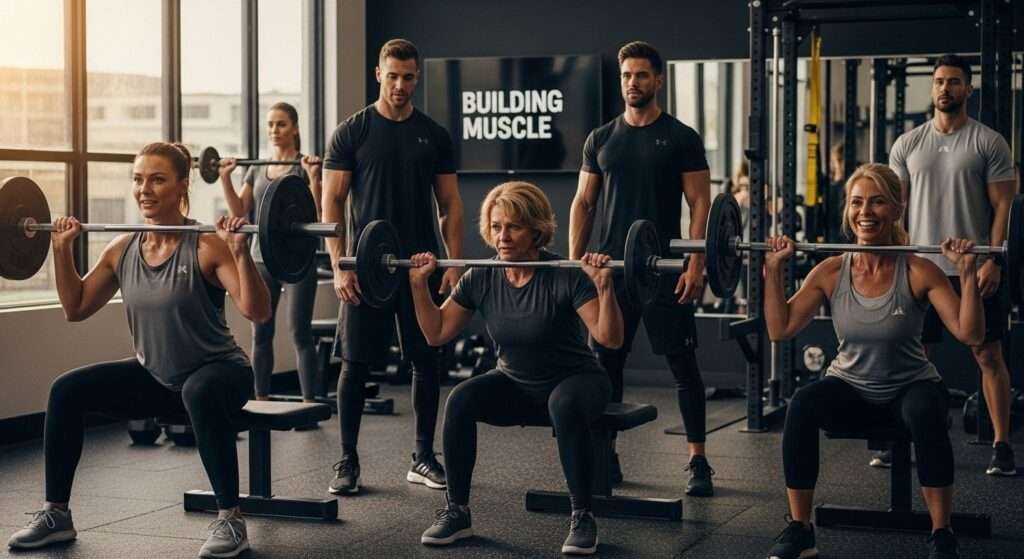 building muscle fat loss