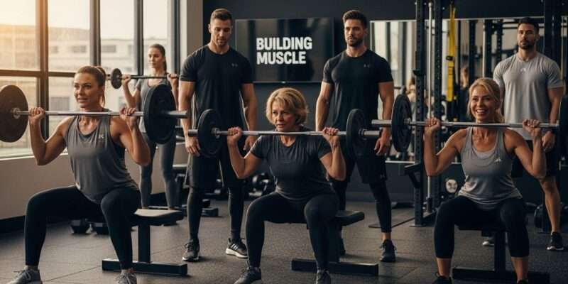 building muscle fat loss