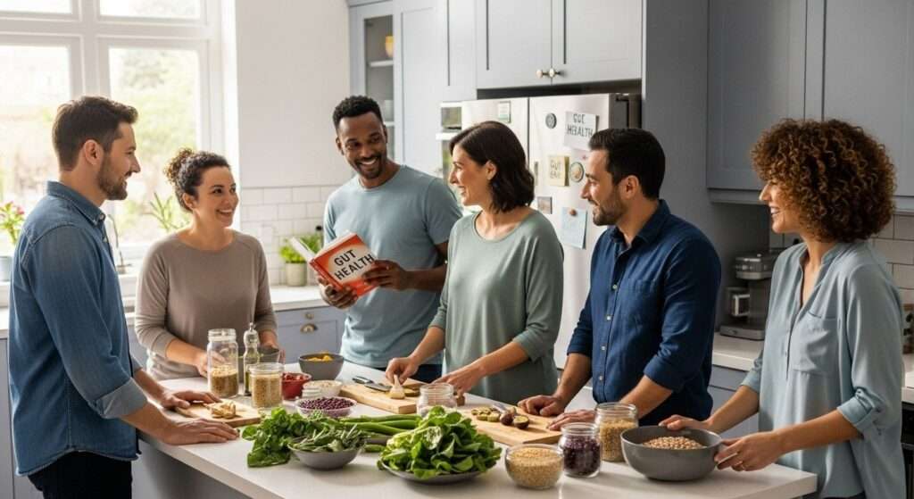 gut health kitchen meal