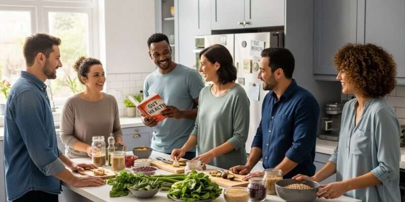 gut health kitchen meal