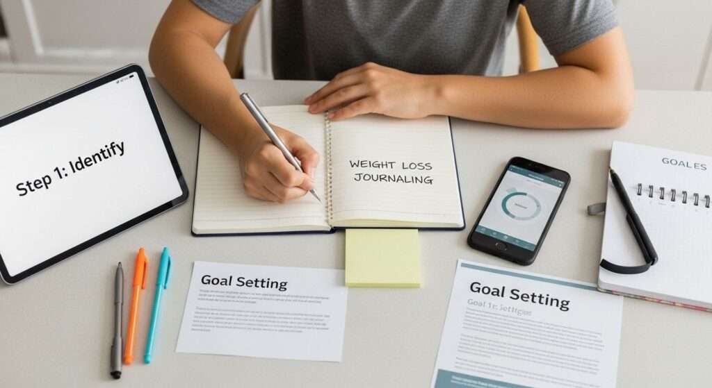 weight loss journaling goal setting