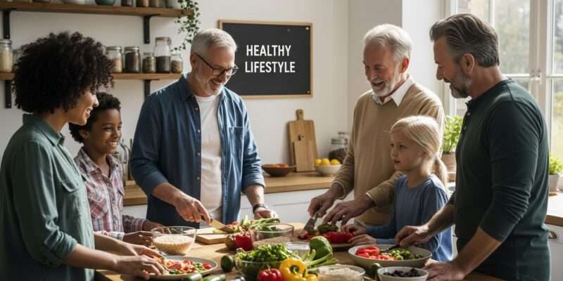 healthy lifestyle home family