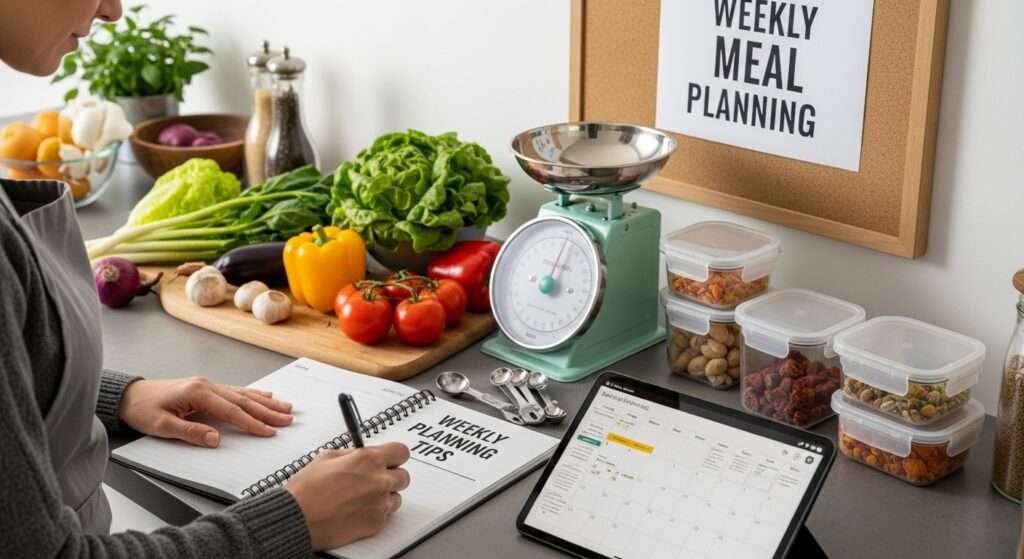 weekly meal plan prep