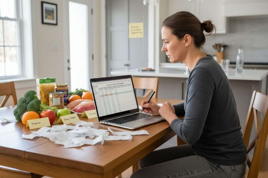 grocery budget tracking