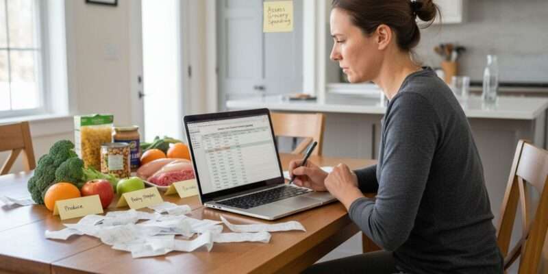 grocery budget tracking