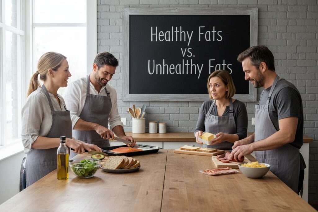 healthy fats vs unhealthy fats