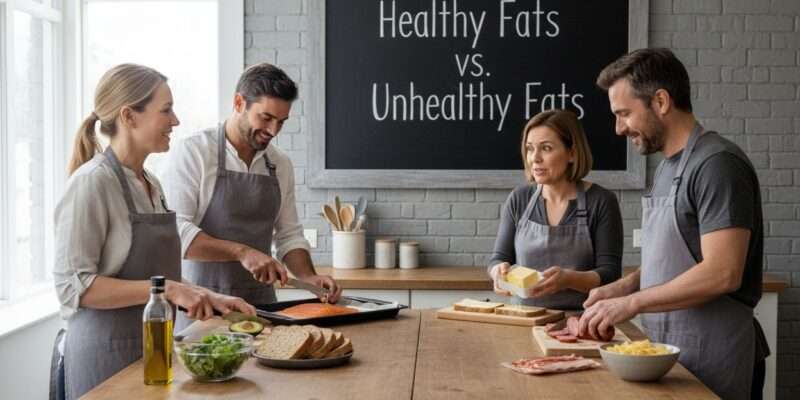 healthy fats vs unhealthy fats