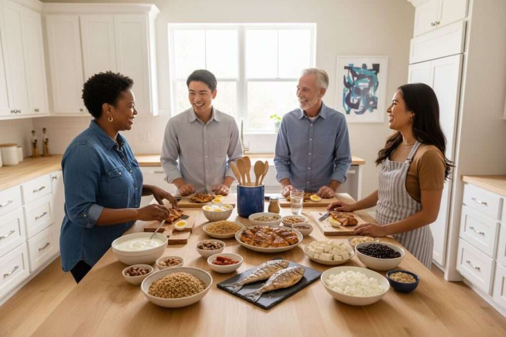 protein-rich foods kitchen