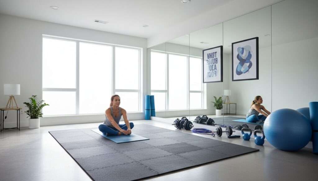 home gym setup