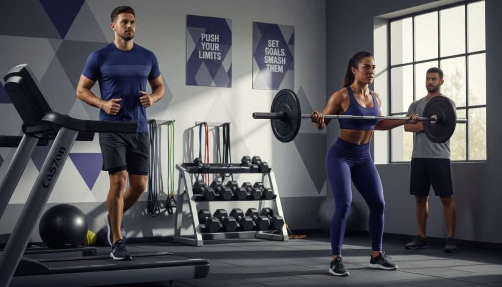 gym cardio strength