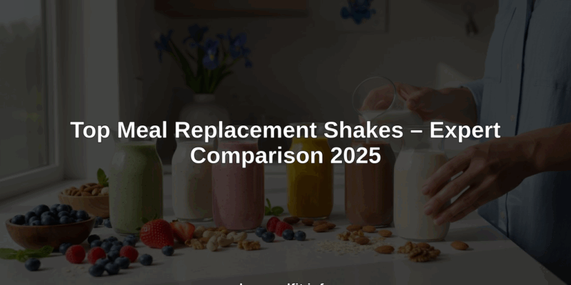top meal replacement shakes hero header image