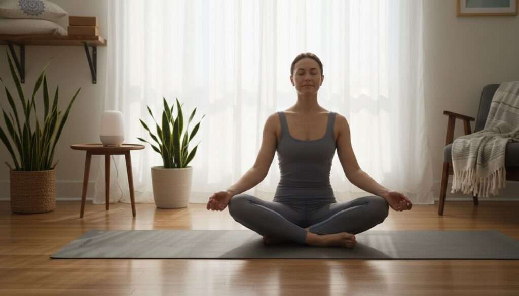 home yoga setup